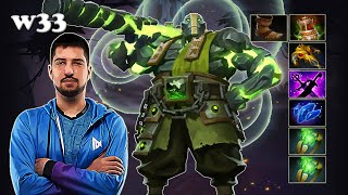 w33 - Earth Spirit Midlane | Dota 2 7.30e Gameplay #2