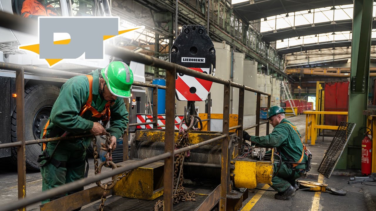 DSP Technologies | Intervention de nos techniciens de maintenance industrielle sur pont roulant