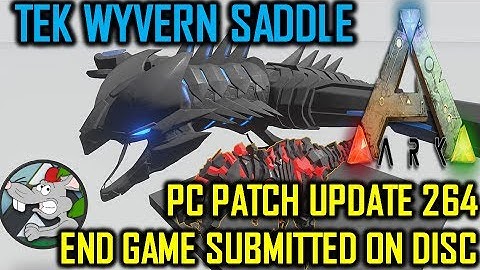 ARK Survival Evolved NEW Tek Tier: Tek Sword Tek Shield Tek Wyvern Saddle - PC Update 264