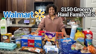 WALMART Grocery Haul 2025 | Affordable Family Groceries for the Week
