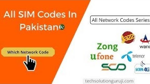 USSD Codes For All Sim Networks Pakistan ||Telenor Zong Ufone Scom jazz Balance Load & Other Codes