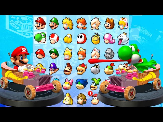 マリオカート8 デラックス】マリオとヨッシーがバトルレースMKTに参戦