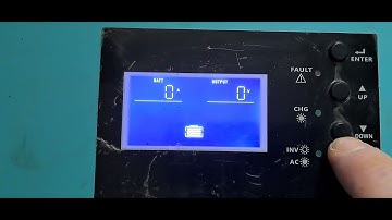 Test după intervenție invertor solar Easun VM II plus 5.5kw  f15 și f58