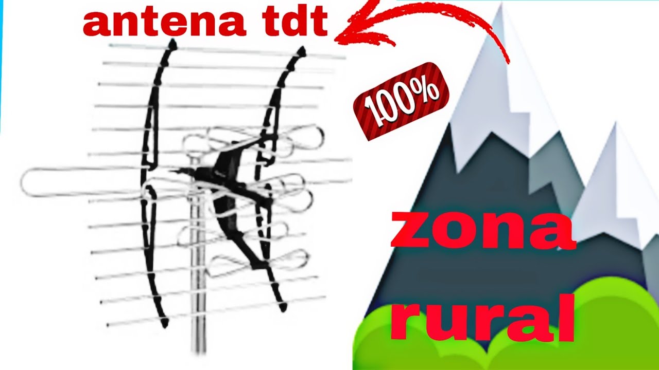La mejor antena TDT para zona rural 