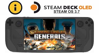 Command & Conquer Generals on Steam Deck OLED with Steam OS 3.7