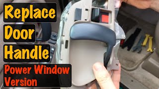 1995  2000 OBS GM Truck Replace Repair Broken Inside Door Handle w/POWER Windows (Chevy & GMC)