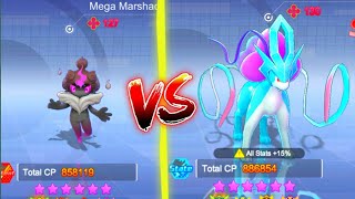 Pokeverse World Mega Marshadow 🆚 Mega Suicune Who is Stronger 🤔 || ROY GAMING ||