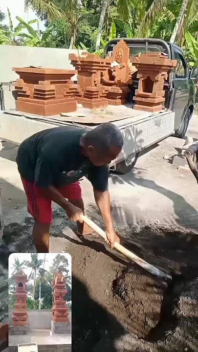 Intinya Bersyukur 🙏. Wulandari Temple 081246881228 #sanggahbali #sanggahbatamerah #pelinggihbata