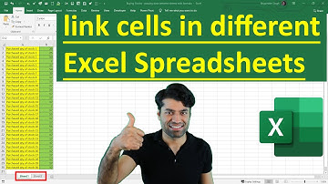 How to link cells in different Excel Spreadsheets