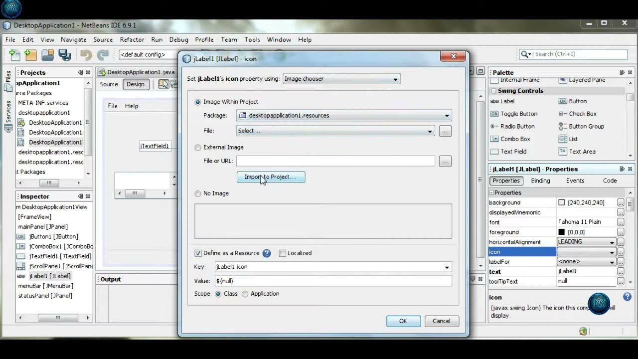Adding A Background Image In A Netbeans Desktop Application YouTube