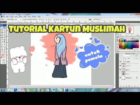 Tutorial Membuat Kartun Muslimah di Photoshop CS3 Untuk 