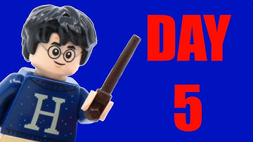 LEGO Harry Potter Advent Calendar Day 5 Unboxing + BQ Christmas Custom