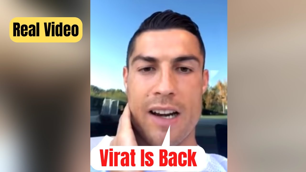 Cristiano Ronaldo Shocking Statement About Virat Kohli Century, Very Big News 