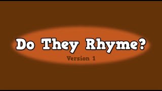 Do They Rhyme? [Version 1]     (song for kids about rhyming words) screenshot 3