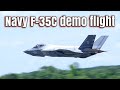 Navy F 35C demo flight on airshow in Peachtree City, GA