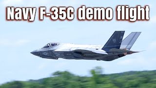Navy F 35C demo flight on airshow in Peachtree City, GA