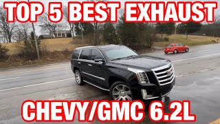 Top 5 BEST EXHAUST Set Ups for Chevy/GMC/Cadillac 6.2L V8!