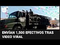 En un minuto: Envían 1,500 efectivos a Chiapas tras video viral de desfile del cartel de Sinaloa