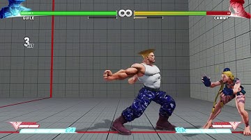 SFV : Guile High Damage CC corner combo