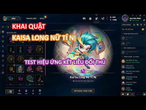 Video Review đập trứng kiếm KaiSa Long Nữ Tí Nị - Skin ĐTCL... - youtube