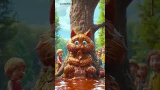 ORANGE CAT?CHOCOLATE CAT?aicat cat catmemes funny shorts fyp