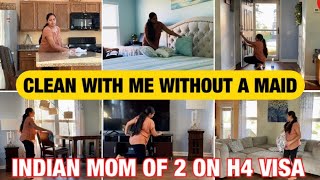 WHOLE HOUSE DEEP CLEANING ROUTINE 2020 || CLEANING & ORGANIZING with me. Indian mom on H4 VISA.||