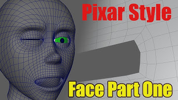 Pixar Style Topology: Face Part One