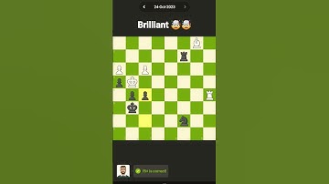 Brilliant chess puzzle I solved easily #chess 5 days in a row #checkmate #Top Sports145