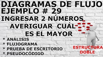 DIAGRAMAS DE FLUJO - ESTRUCTURA SELECTIVA DOBLE - EJERCICIO #29