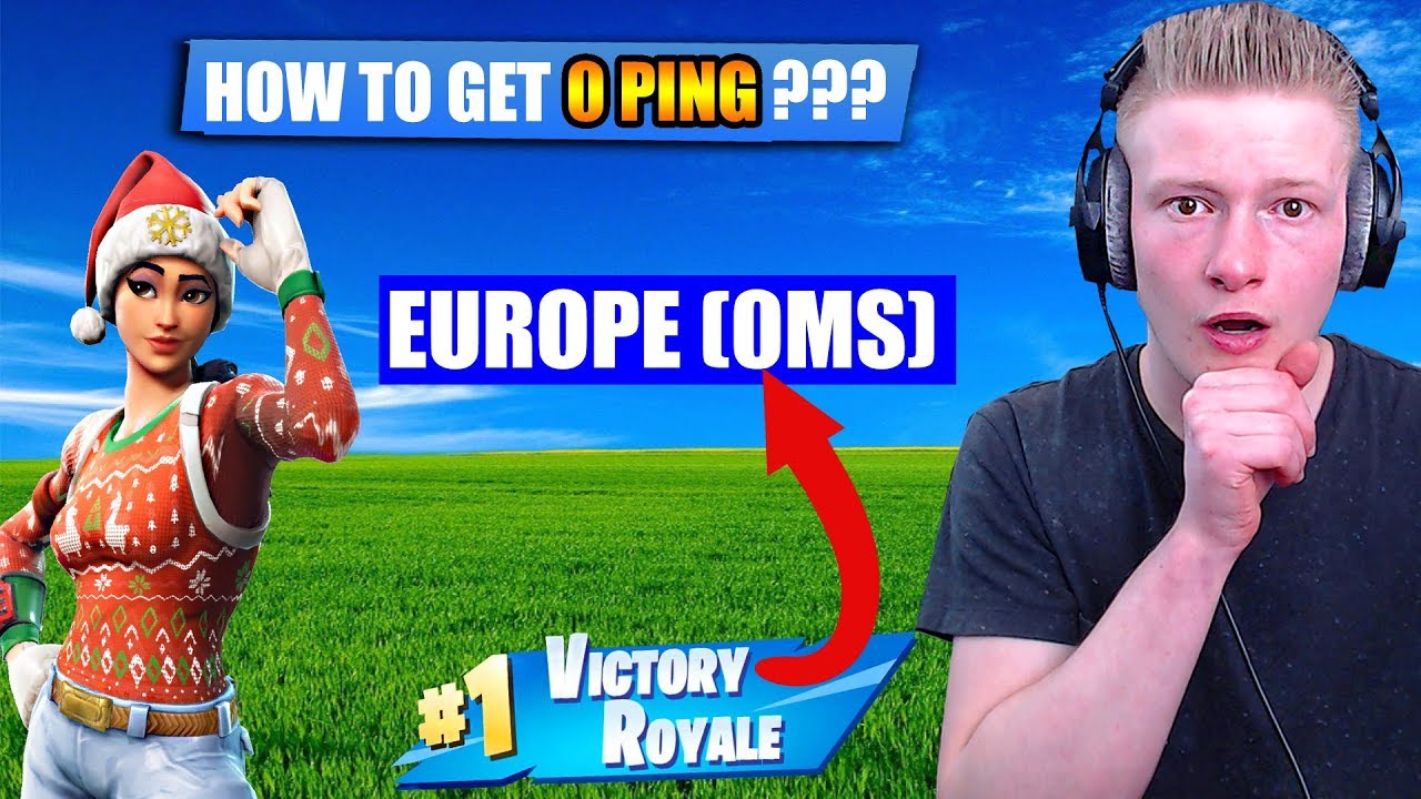 How To Get 0 PING Fortnite Battle Royale YouTube
