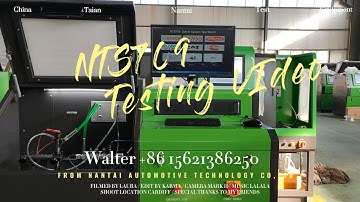 Nantai injector test bench NTS709 common rail simulator test BOSCH common rail injector with ISA IMA