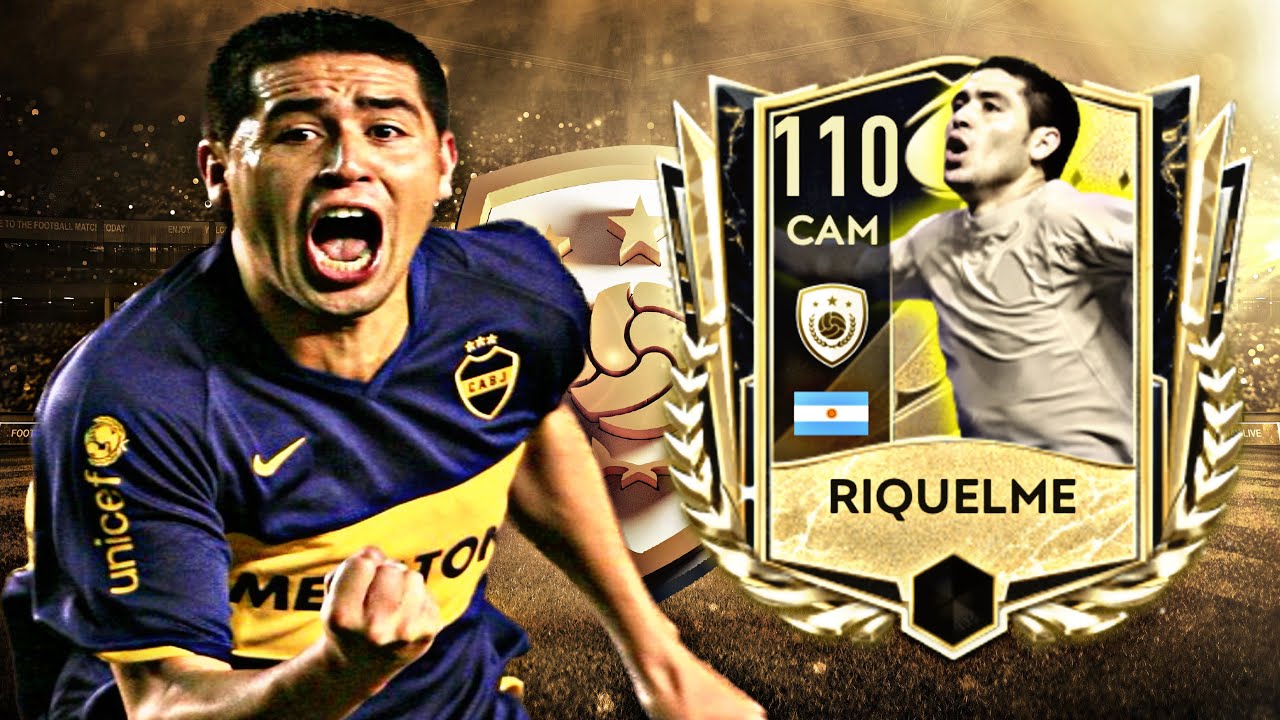 AMAZING CAM 110 RATED RIQUELME GAMEPLAY REVIEW FIFA MOBILE 23 ICON