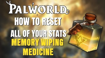 Palworld: How To Reset your STATS - Memory Wiping Medicine
