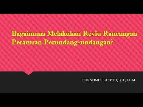 Video: Cara Menganalisis Undang-undang