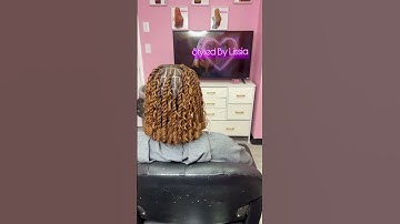 Invisible locs 🫶🏾 #invisiblelocs #knotlessbraids