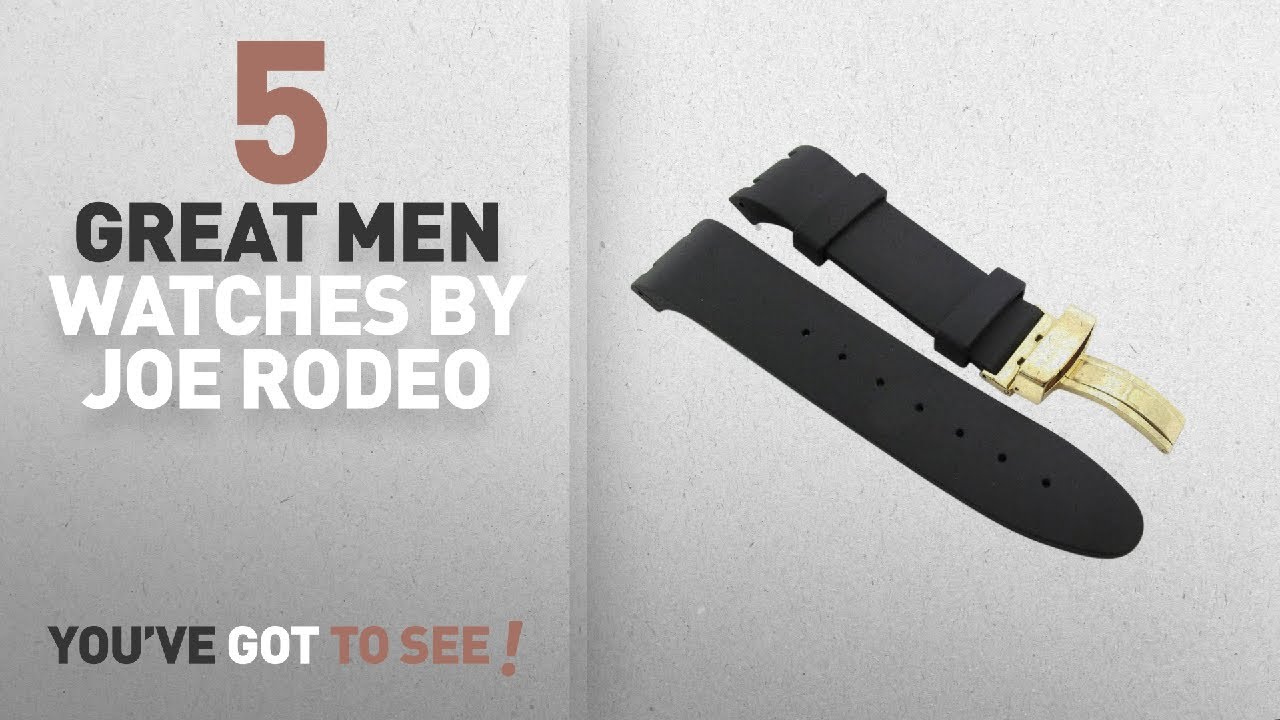 Top 10 Joe Rodeo Men Watches [ Winter 2018 ]: Joe Rodeo Men's Watch Band  Strap Fit All Master Model