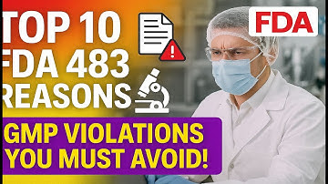 Top 10 FDA 483 Observations | Avoid Common GMP Violations in Pharma | Pharmalytics