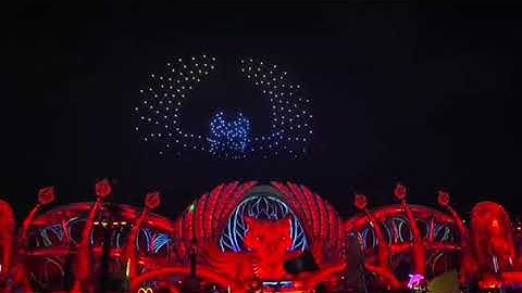600 Drones Show For EDC Las Vegas 2021 | 25th Years Anniversary