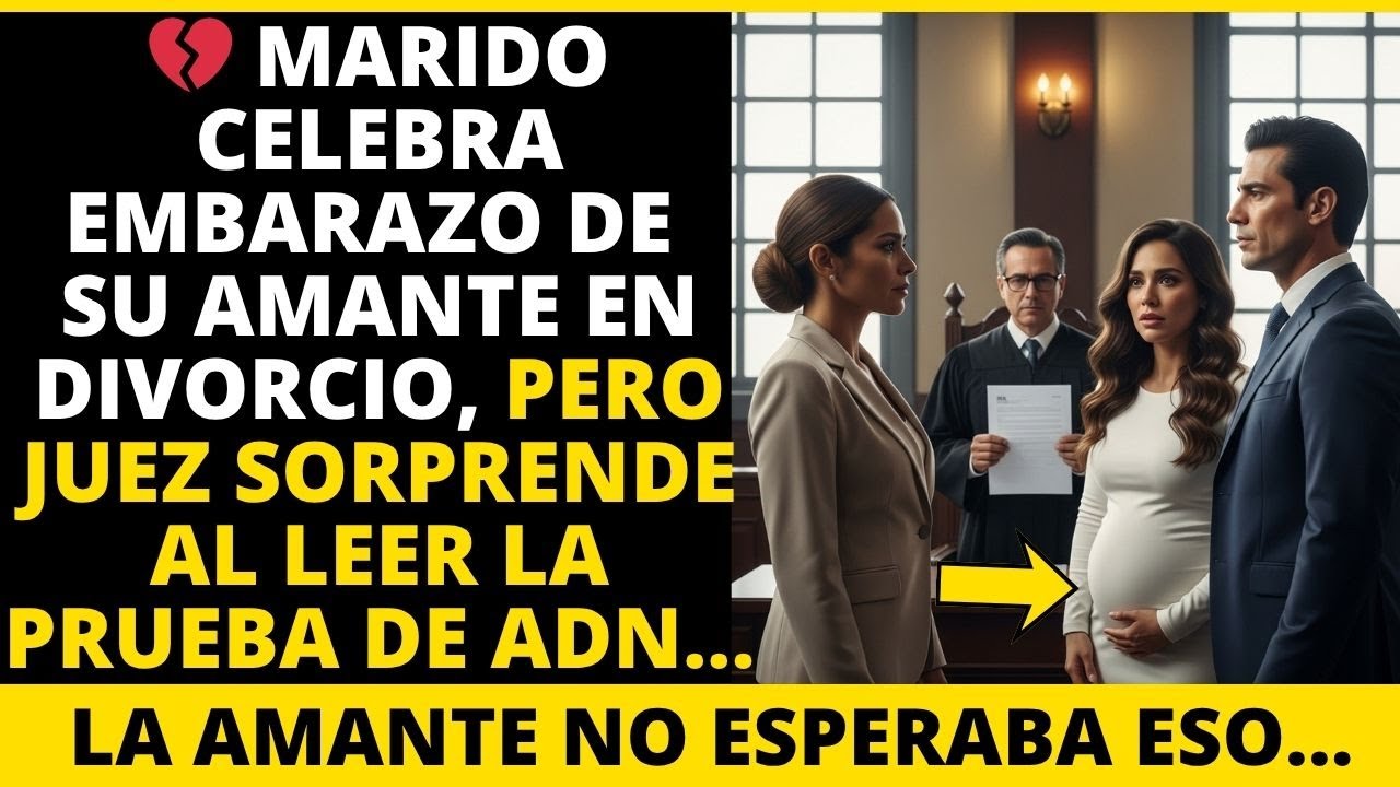 MARIDO CELEBRA EMBARAZO DE SU AMANTE EN DIVORCIO, PERO JUEZ SORPRENDE AL LEER LA PRUEBA DE ADN...