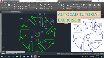 AUTOCAD 2D EXERCISE 8