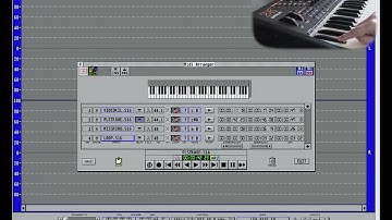 StarTrack Audio Editor on Hades060 Atari ST Clone with TOS OS - MIDI Arranger and Player
