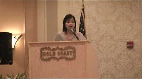 Lilia Ramos Alog  welcomes INCARI 2009 attendees P...
