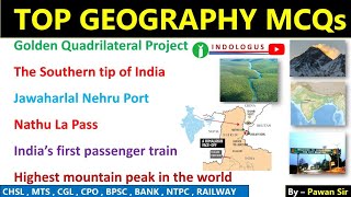 Important Geography MCQs | Geography Gk MCQs Questions And Answers | Most IMP 100 MCQs |