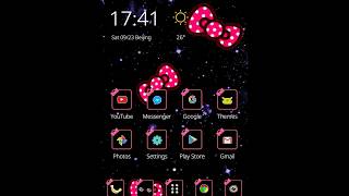Bowknot Pink dot icon Simple and solemn screenshot 1