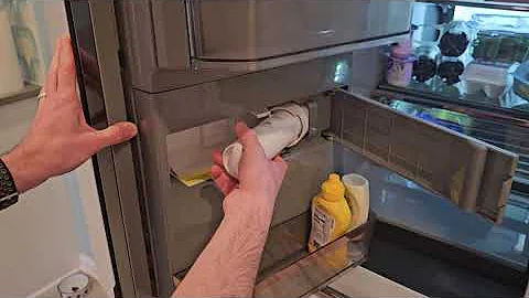 How To Replace Water Filter in a GE Cafe Fridge