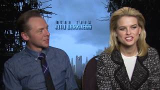 Simon Pegg and Alice Eve: Perfecting The Scottish Accent