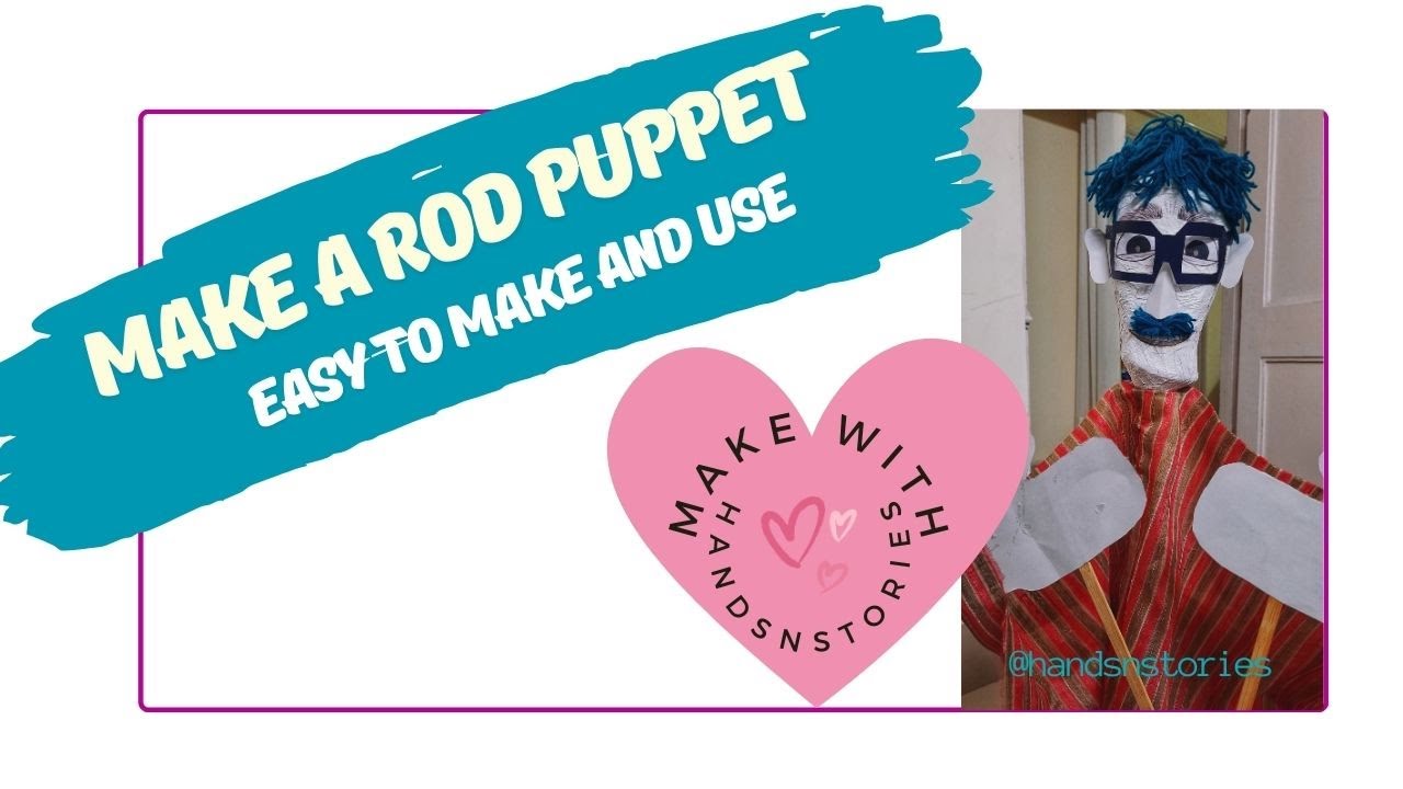 Rod Puppet from Plastic Bottles | Easy Puppet Tutorial