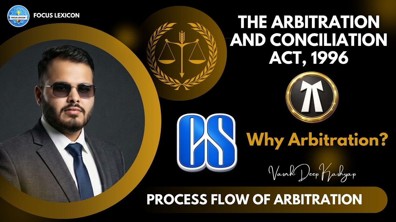 ARBITRATION AND CONCILIATION ACT, 1996 .. PROCESS FLOW OF ARBITRATION ...
