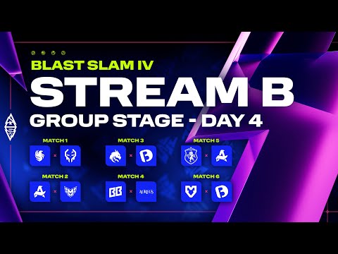 BLAST Slam IV, Group Stage, Day 4: Stream B - Dota 2 LIVE