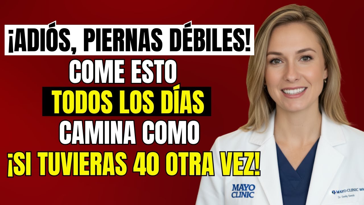 ¿Quieres tener piernas más fuertes incluso a los 90? Come ESTO todos los días | Salud para mayores